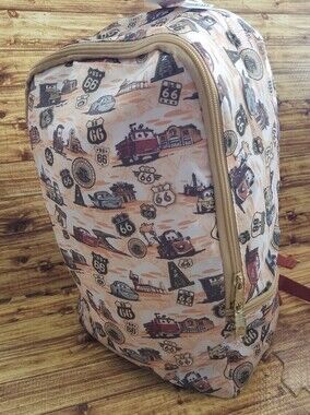 Pixar Cars Route 66 Backpack Full Size Large Disneyland Parks Radiator Springs